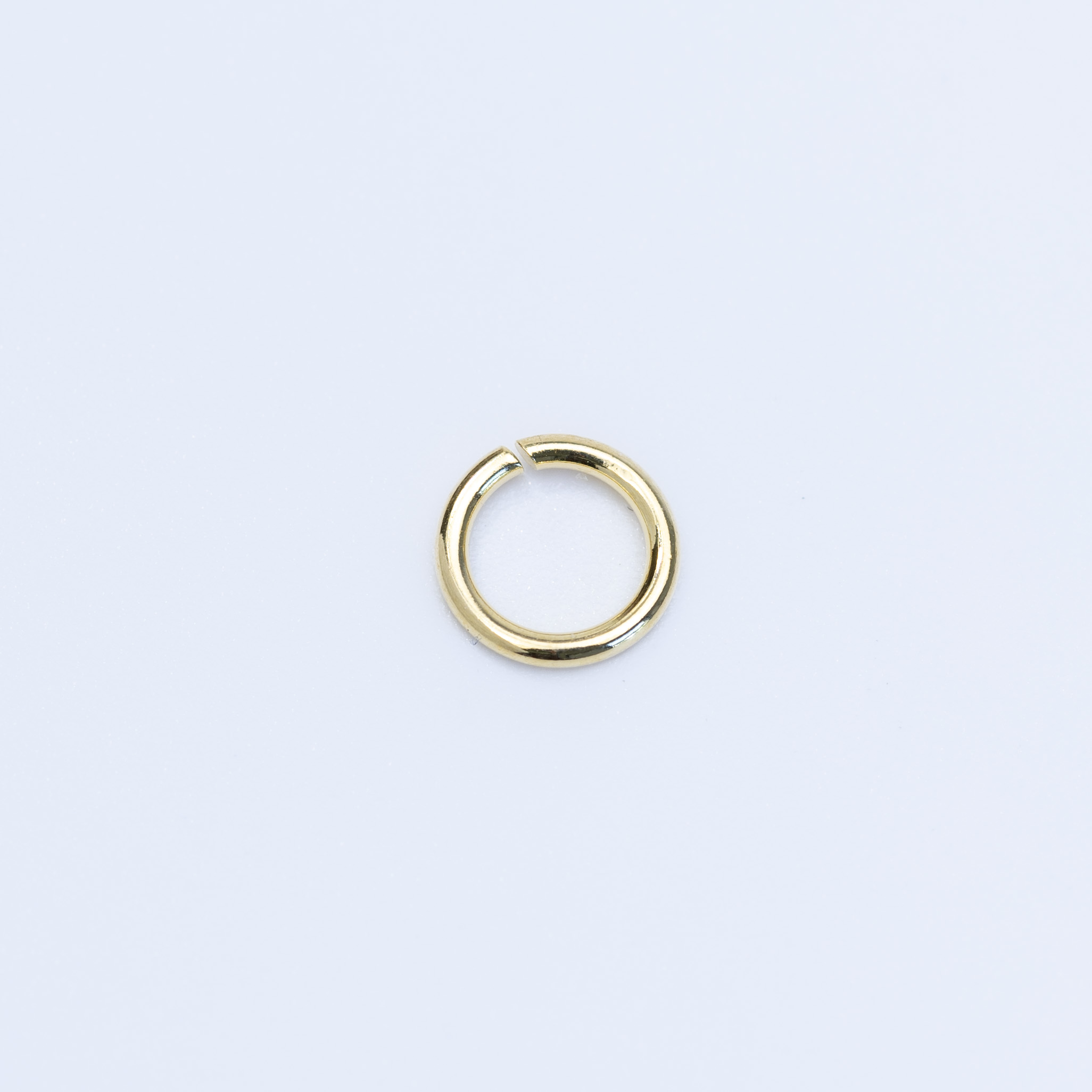 19649 8x1.2mm Gold Jump Ring